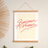 Affiche Portrait 30 x 40 cm Amour bonjour vanille photo N° 1