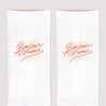 Chaussettes femme Blanches Amour bonjour vanille photo N° 3