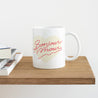 Mug Blanc Amour bonjour vanille photo N° 4