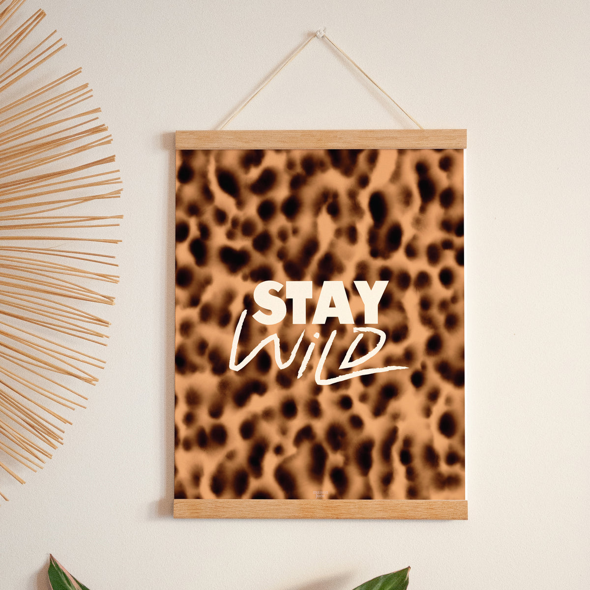 Affiche Portrait 30 x 40 cm Stay Wild photo N° 1