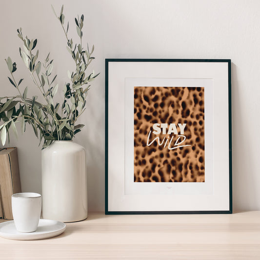 Affiche Portrait Stay Wild photo
