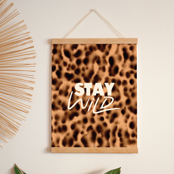 Affiche Portrait 30 x 40 cm Stay Wild photo