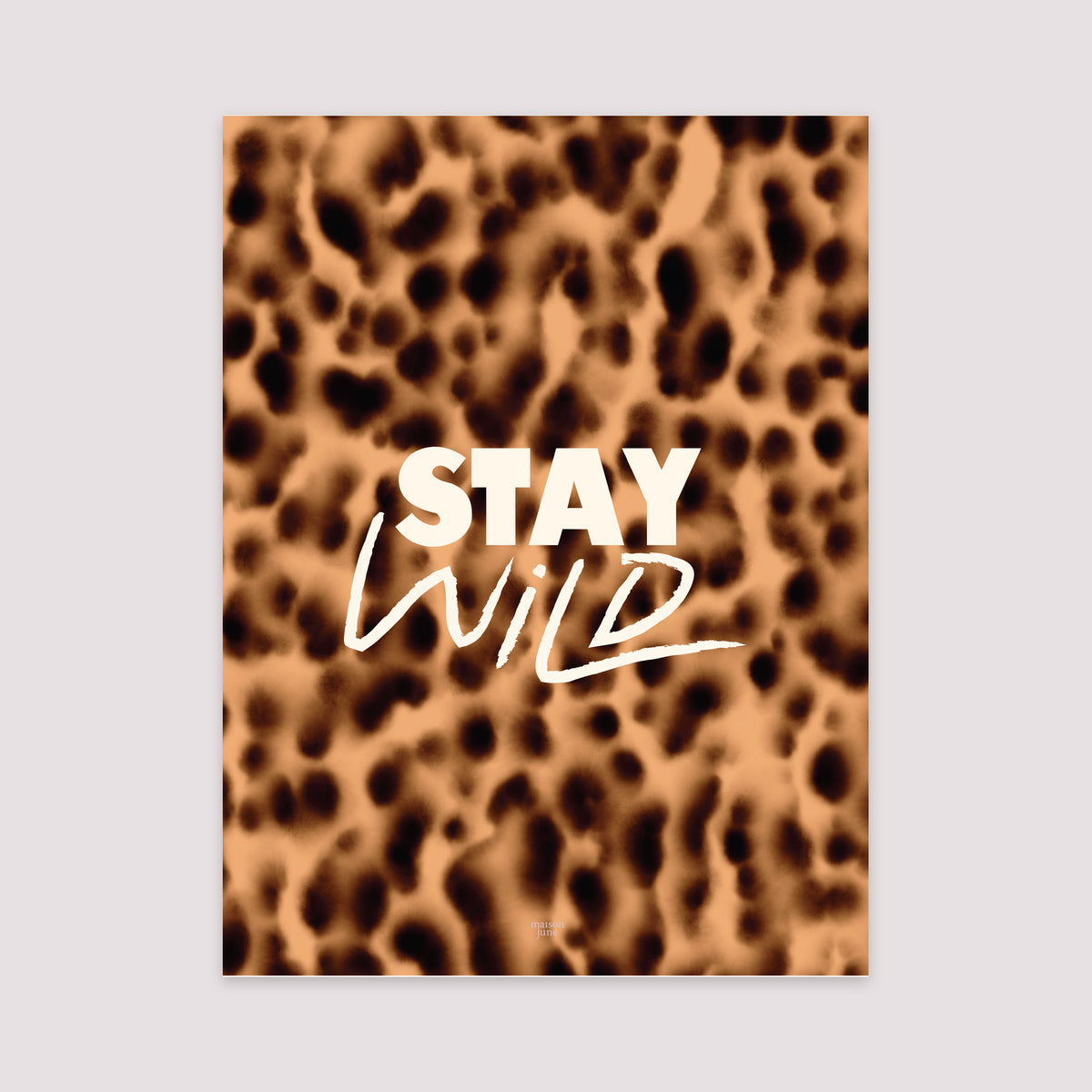 Affiche Portrait 30 x 40 cm Stay Wild photo N° 2