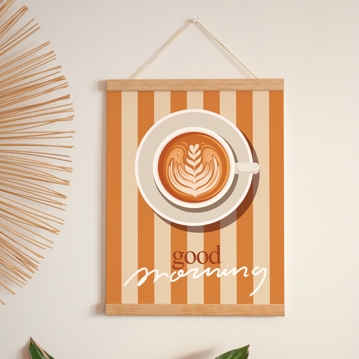 Affiche Portrait 30 x 40 cm Café crème photo N° 1