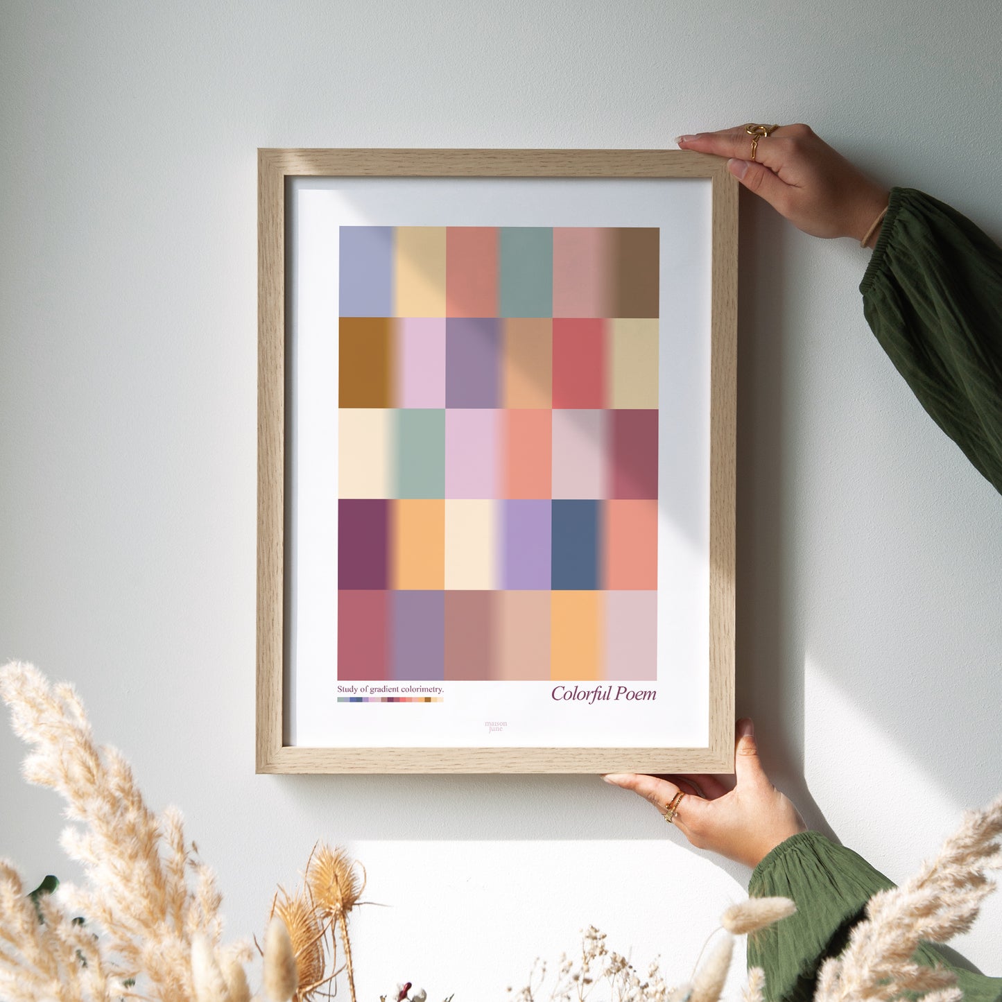 Affiche Portrait Colorful poem photo N° 2