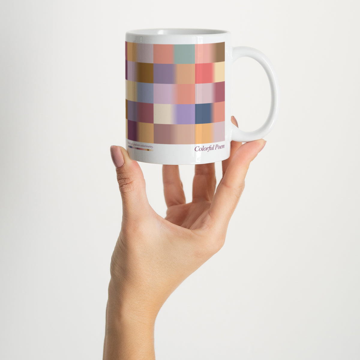 Mug Blanc Colorful poem photo N° 2