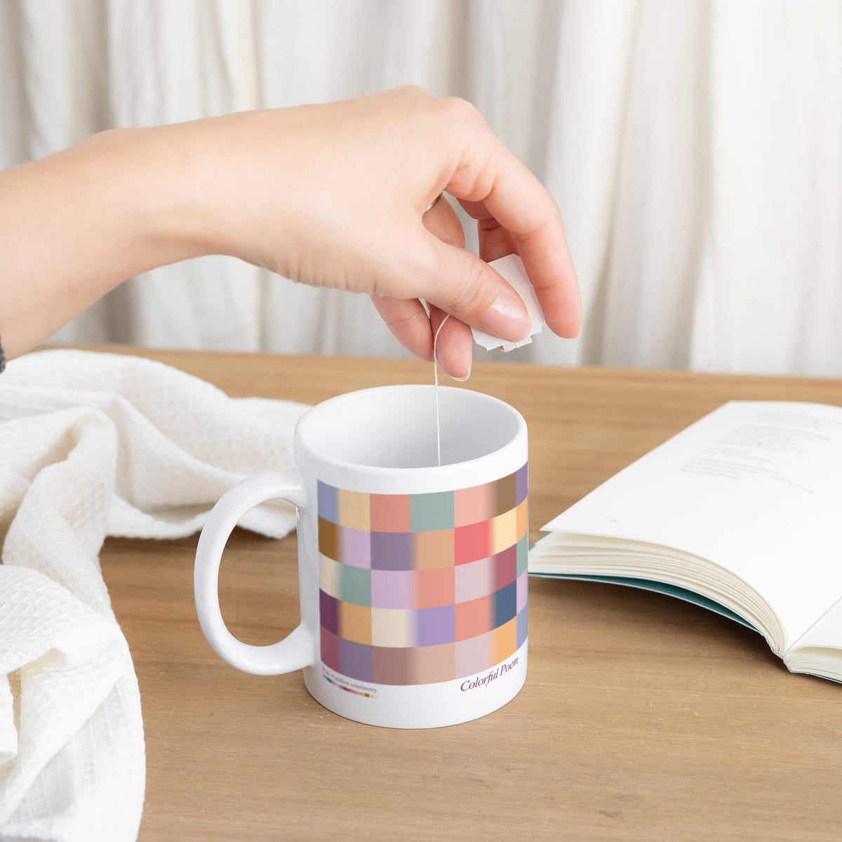 Mug Blanc Colorful poem photo N° 3