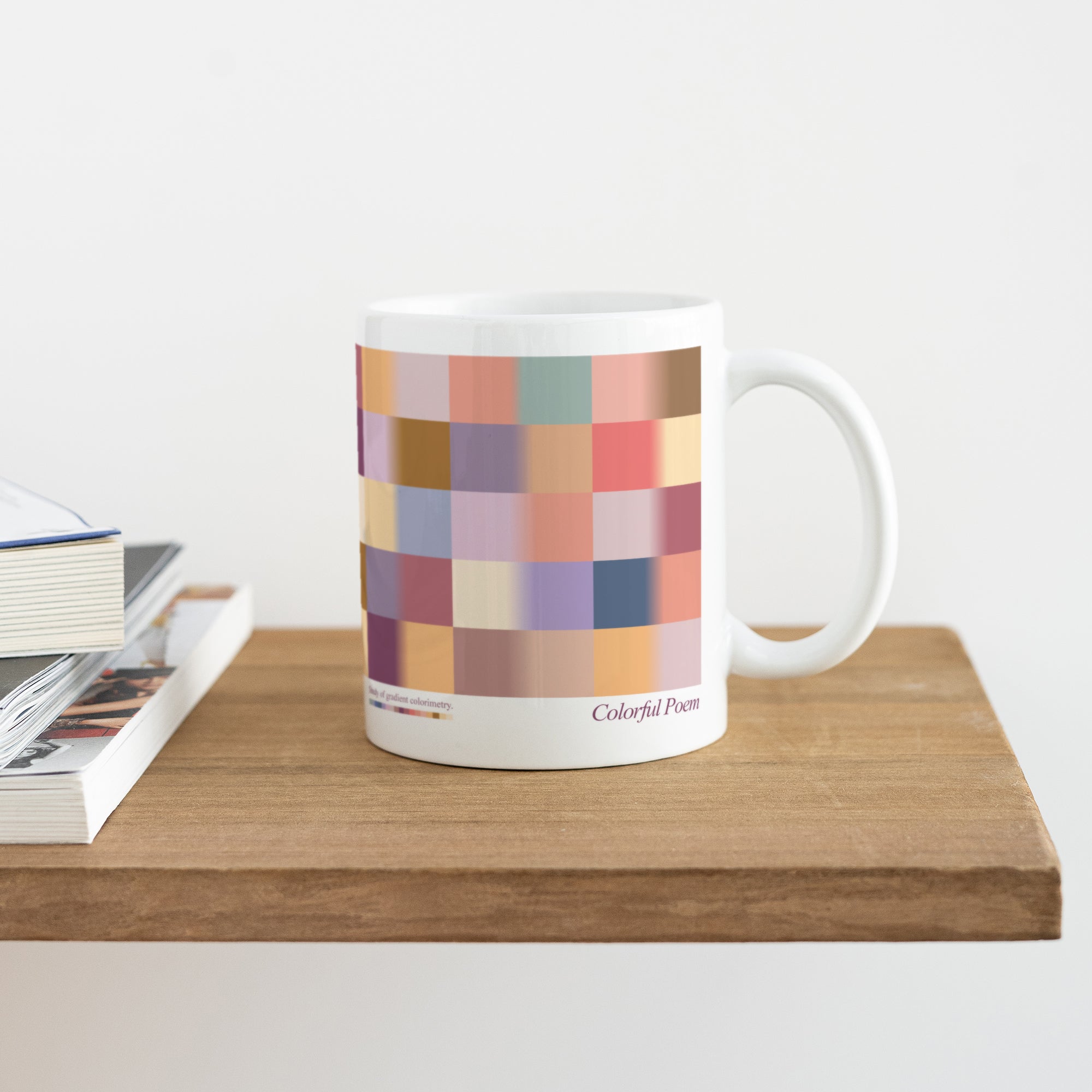 Mug Blanc Colorful poem photo N° 4