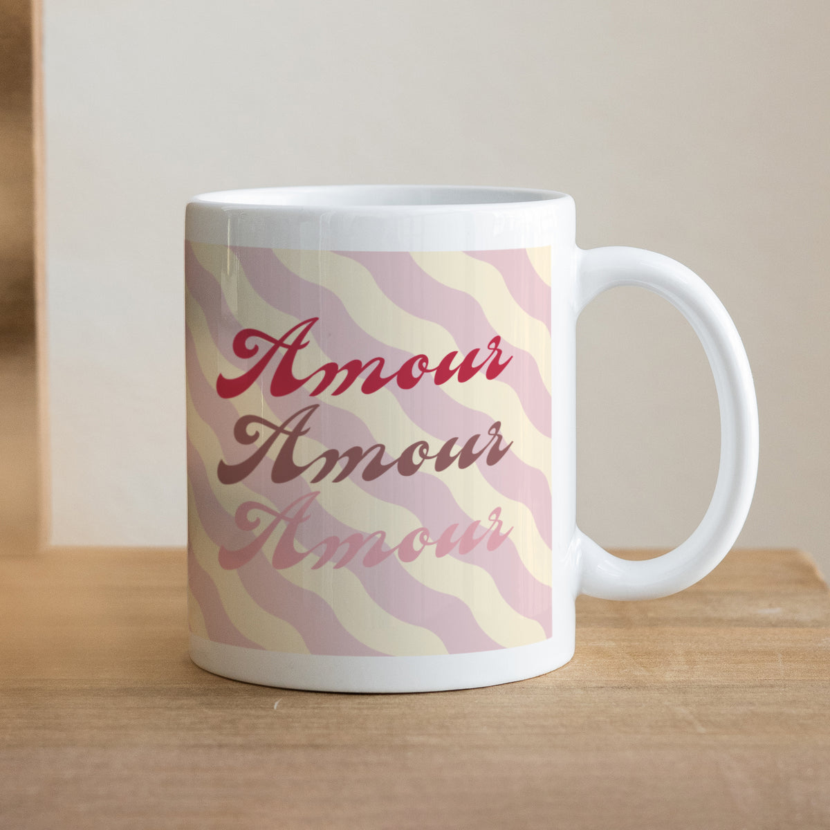 Mug Blanc Amour sucré photo N° 1
