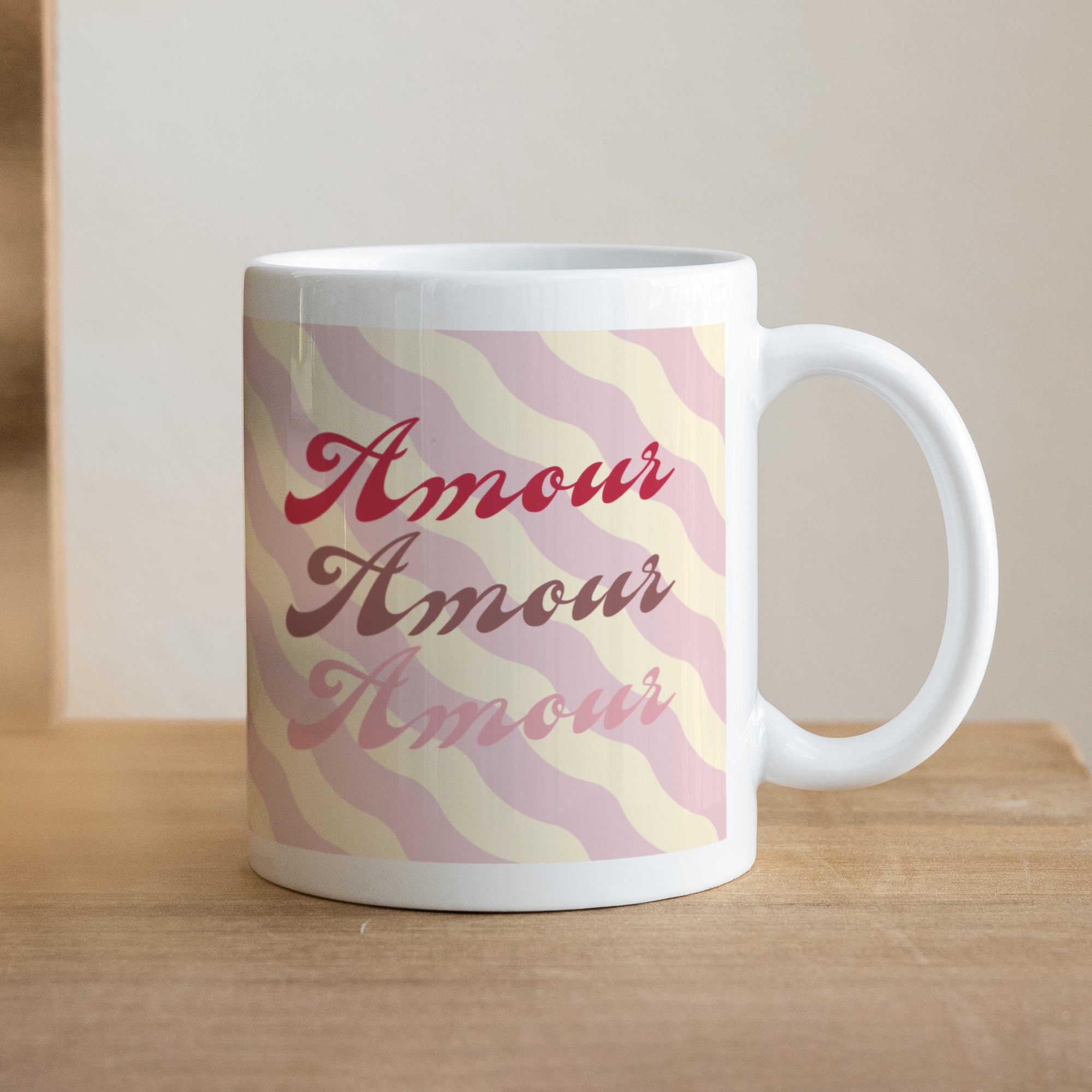 Mug Blanc Amour sucré photo N° 1