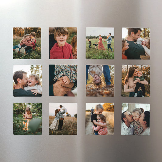 Tirage photo Photos Lot de 12, magnétique Les instants qui comptent photo