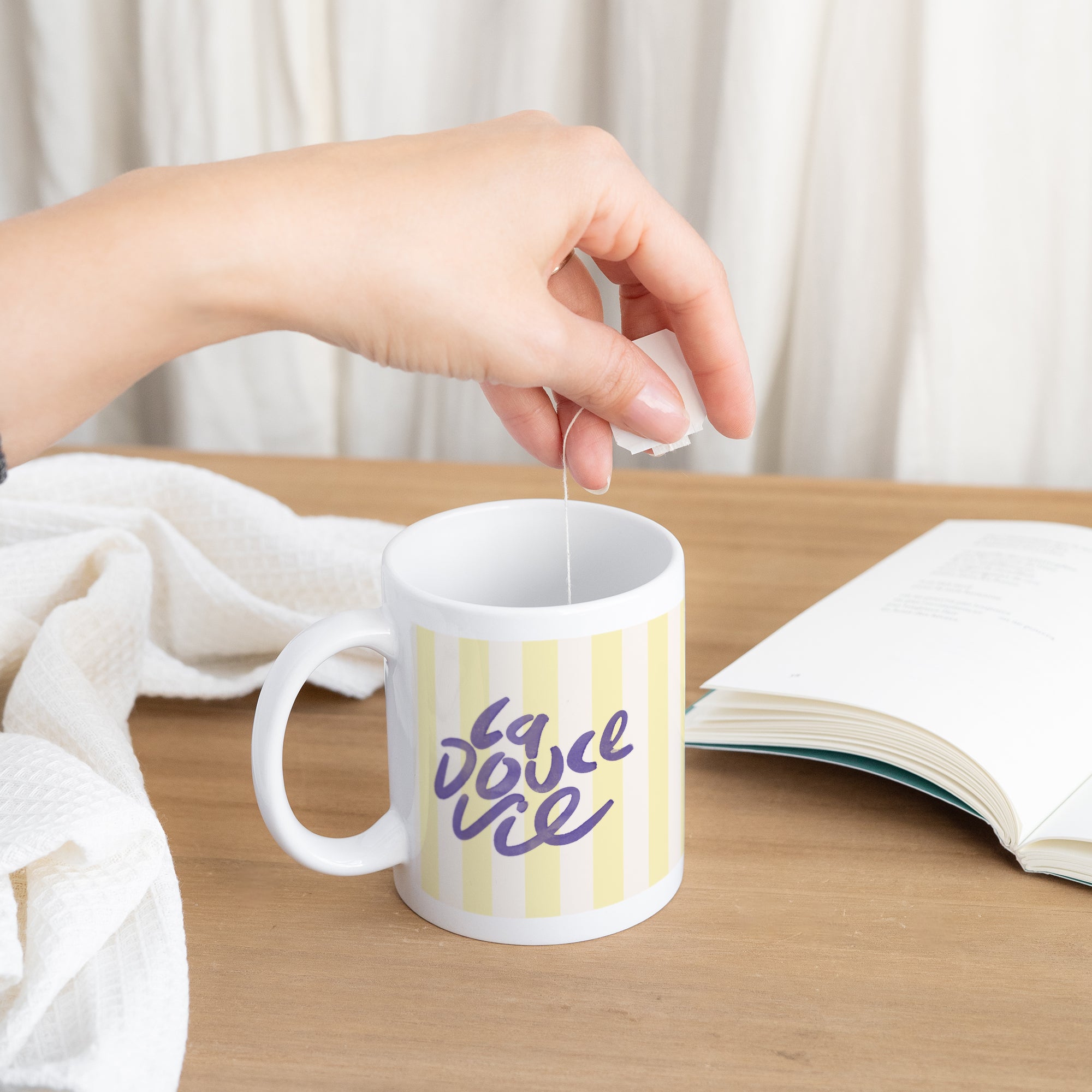 Mug Blanc La douce vie photo N° 3