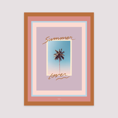 Affiche Portrait 30 x 40 cm Summer lover