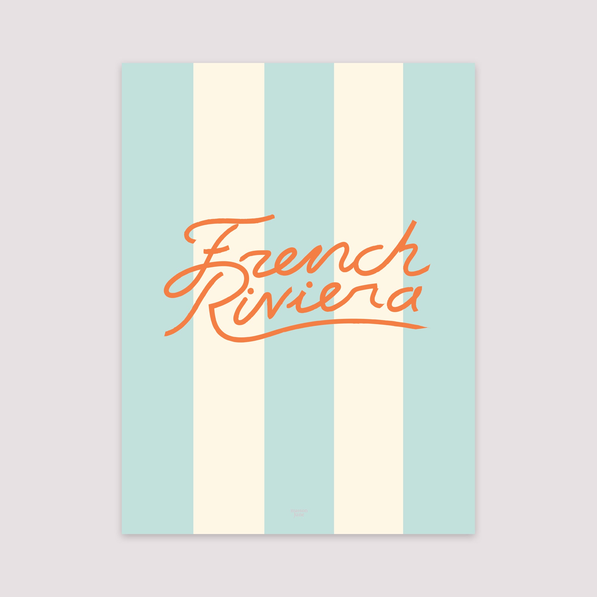 Affiche Portrait 30 x 40 cm French Riviera photo N° 2