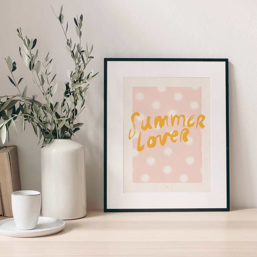 Affiche Portrait Summer sun lover photo