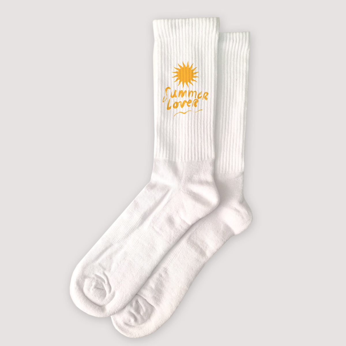 Chaussettes femme Blanches Summer sun lover photo N° 1