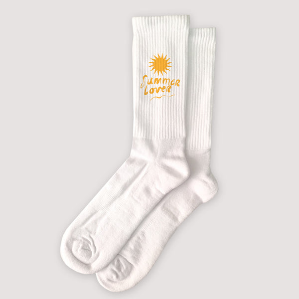 Chaussettes femme Blanches Summer sun lover photo