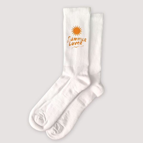 Chaussettes homme Blanches Summer sun lover photo