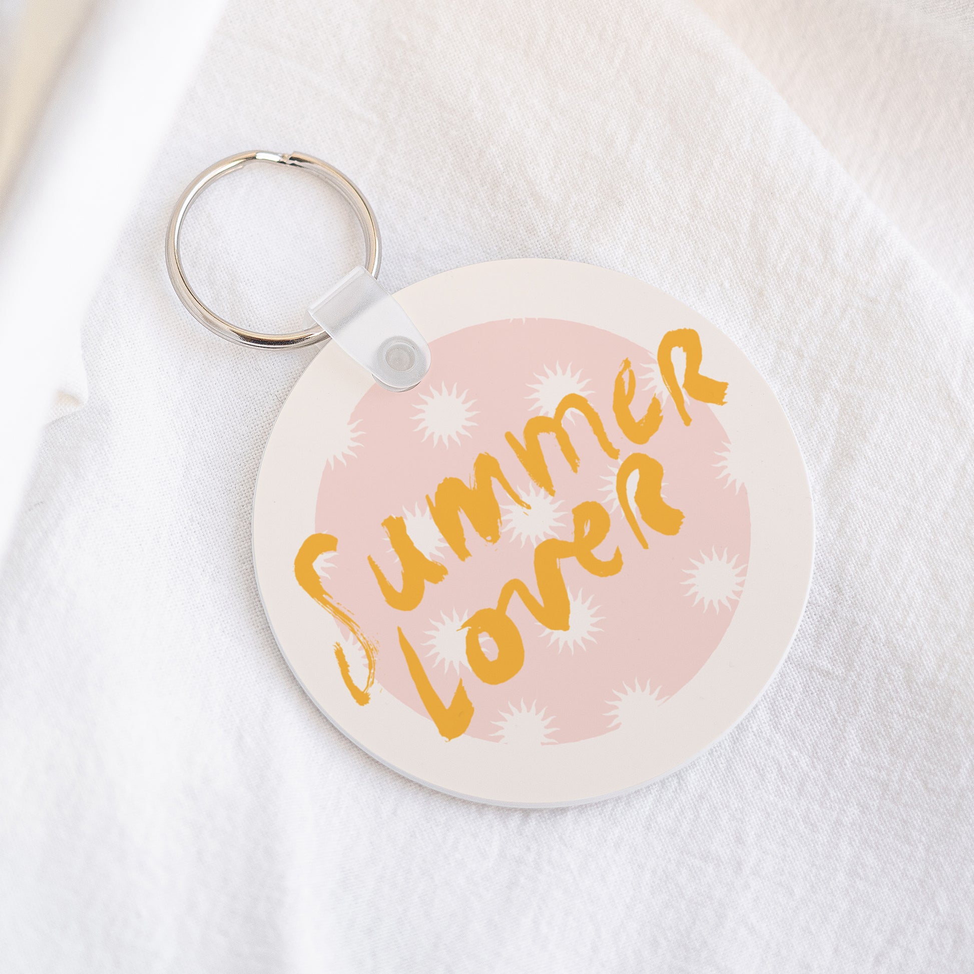 Porte-clés Rond Summer sun lover photo N° 1