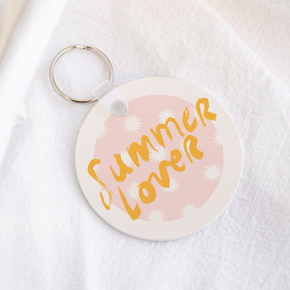 Porte-clés Rond Summer sun lover photo N° 1