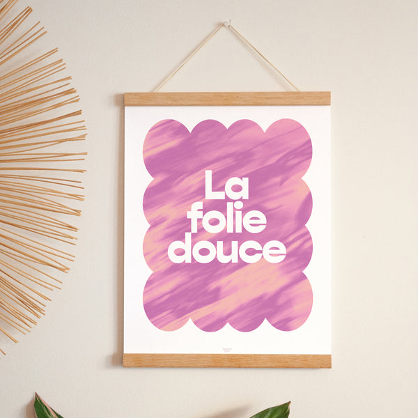 Affiche Portrait 30 x 40 cm Folie douce photo