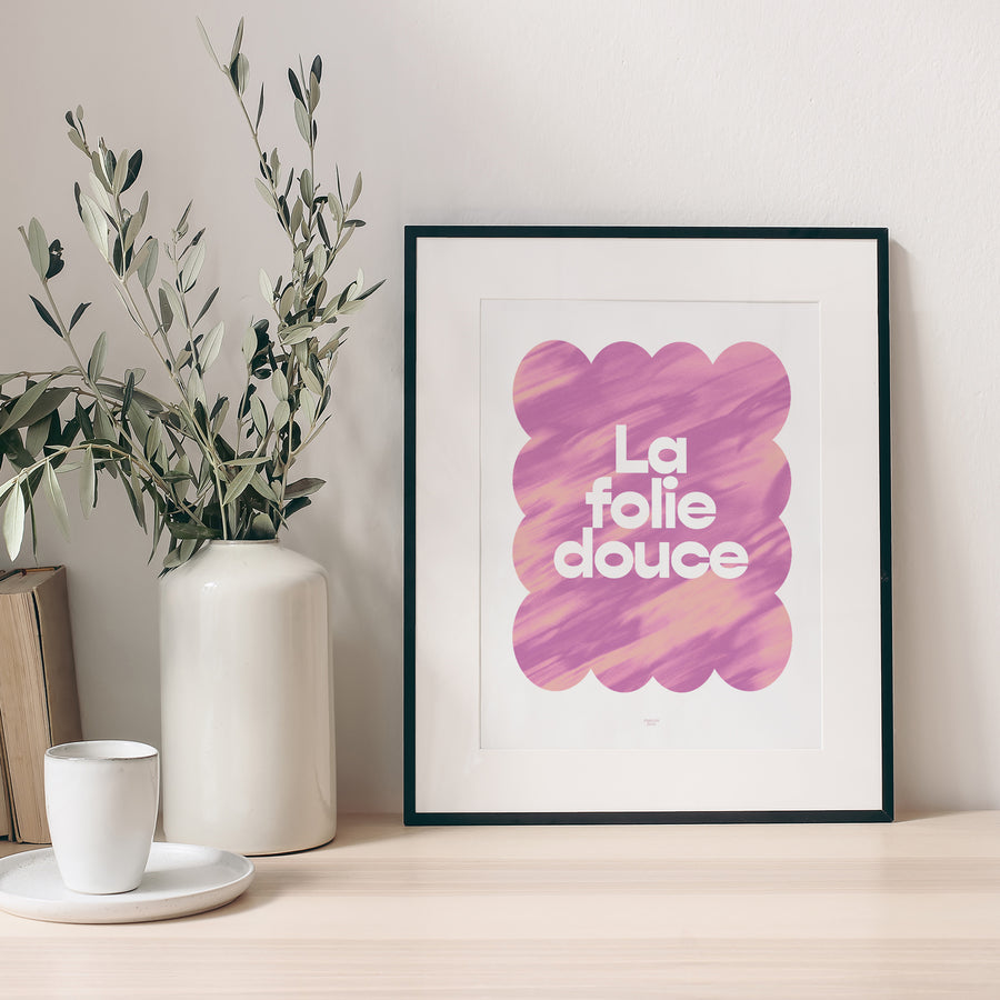 Affiche Portrait Folie douce photo