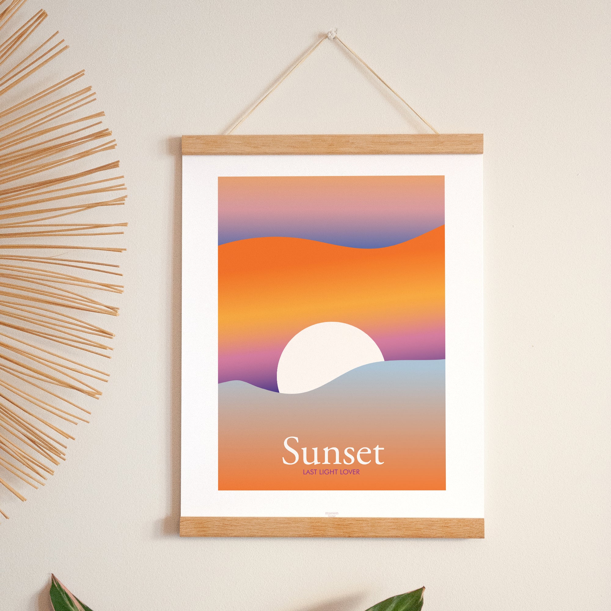 Affiche Portrait 30 x 40 cm Sunset photo N° 1