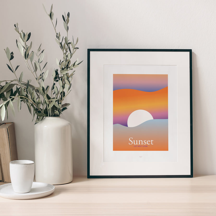 Affiche Portrait Sunset photo