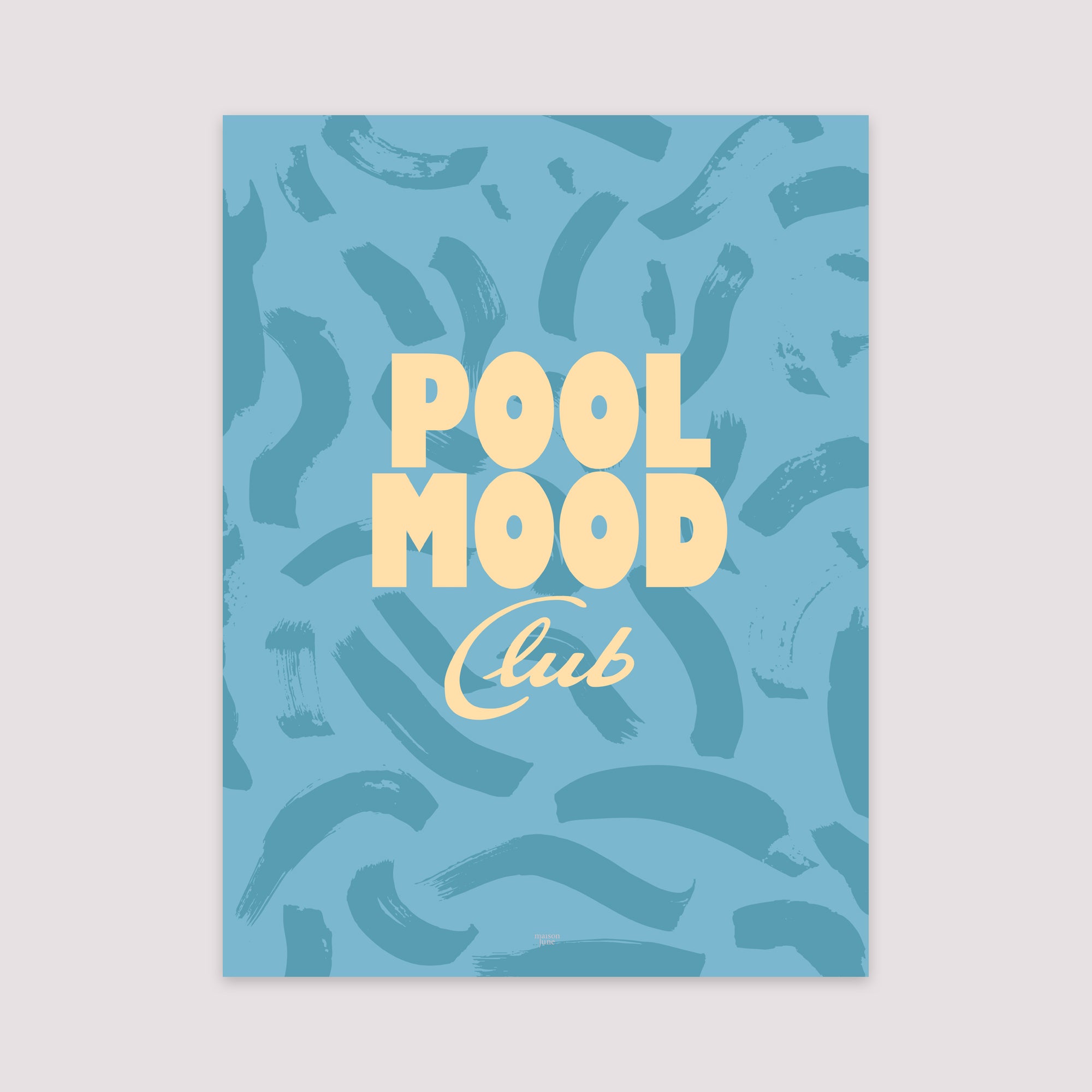 Affiche Portrait 30 x 40 cm Pool mood club photo N° 2