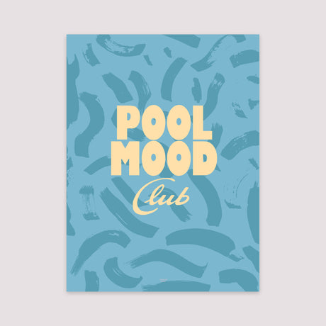 Affiche Portrait 30 x 40 cm Pool mood club