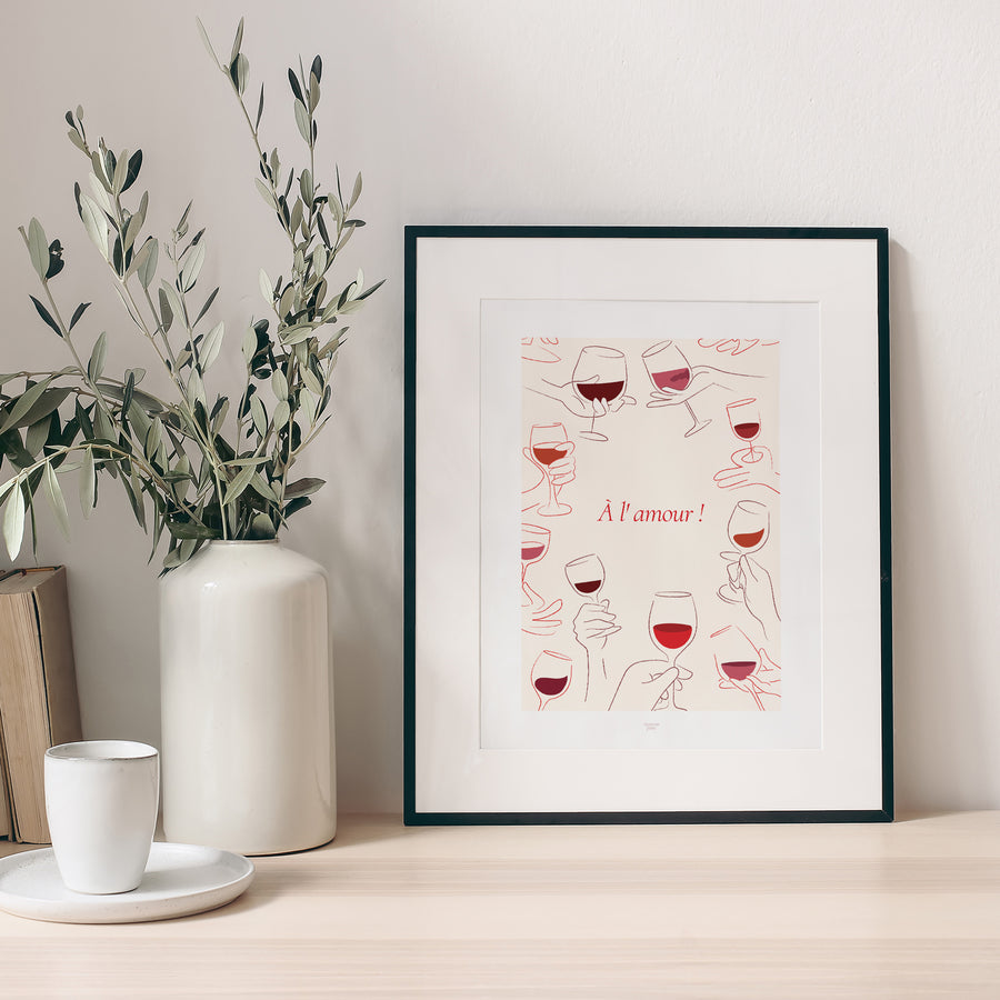 Affiche Portrait À l'amour ! photo