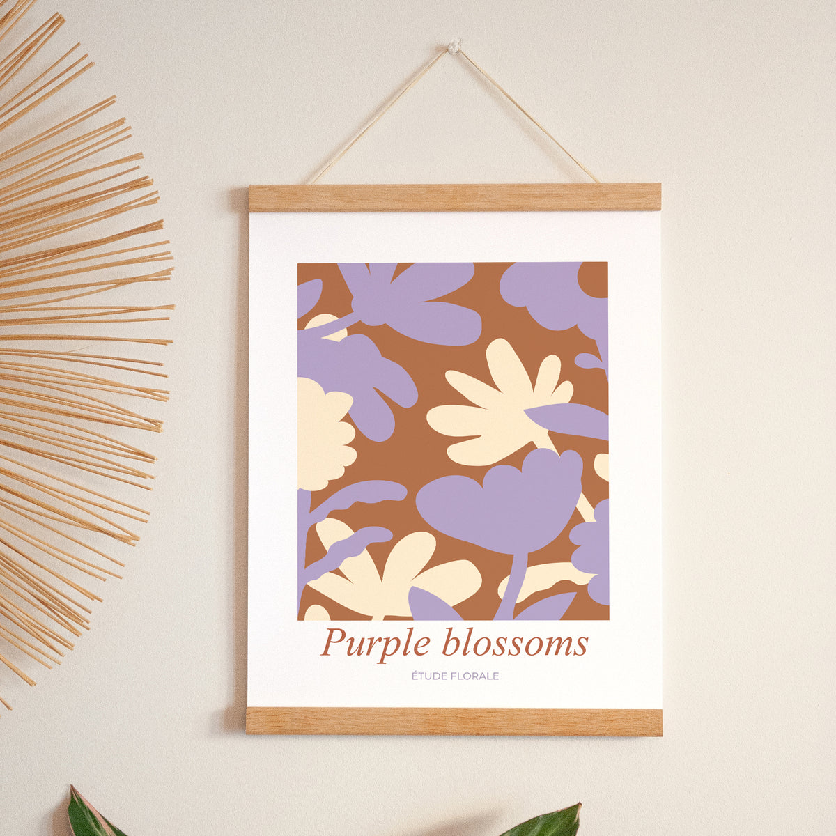 Affiche Portrait 30 x 40 cm Purple blossoms photo N° 1