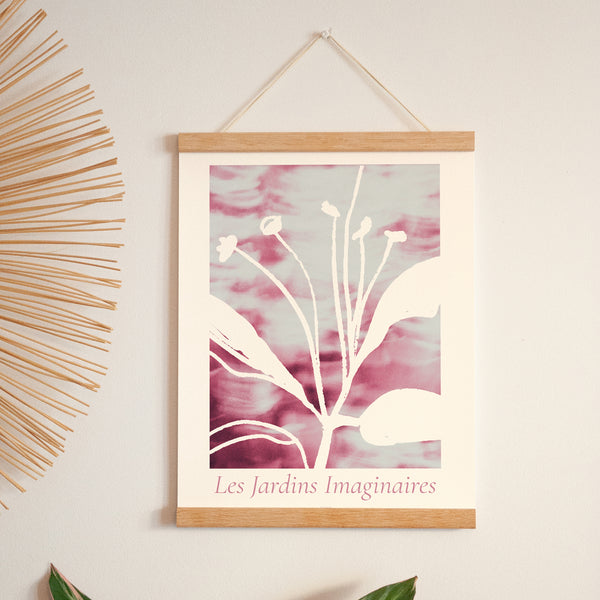 Affiche Portrait 30 x 40 cm Les jardins imaginaires photo