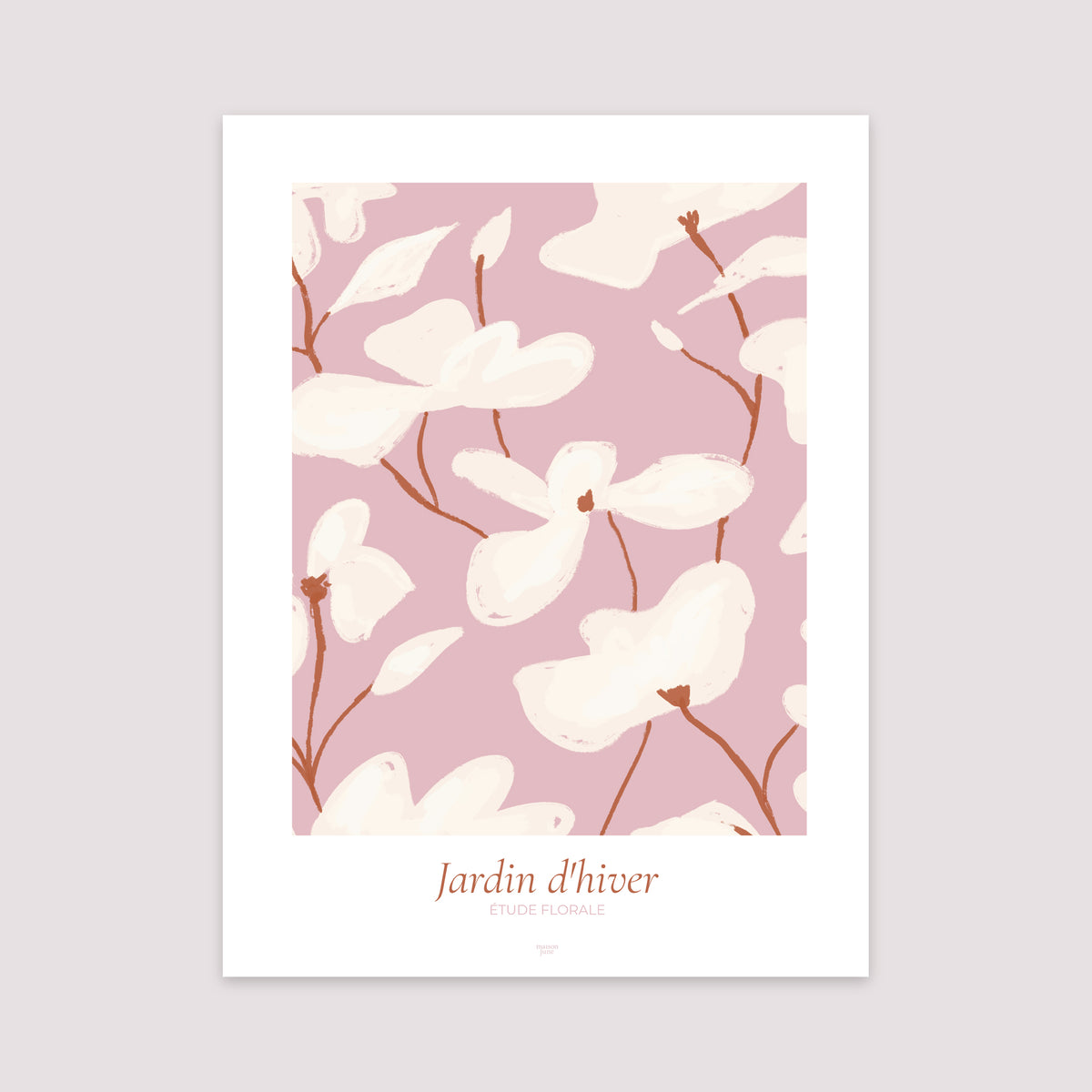 Affiche Portrait 30 x 40 cm Jardin d’hiver photo N° 2