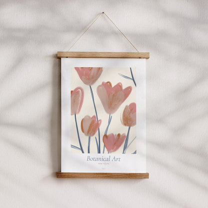 Affiche Portrait Pink tulips photo N° 4