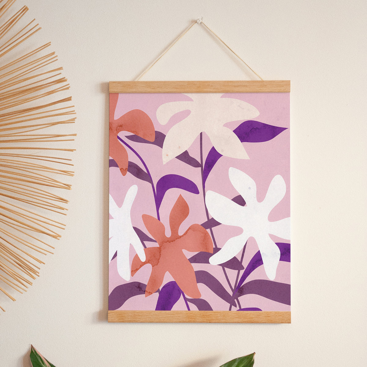Affiche Portrait 30 x 40 cm Tableau floral photo N° 1
