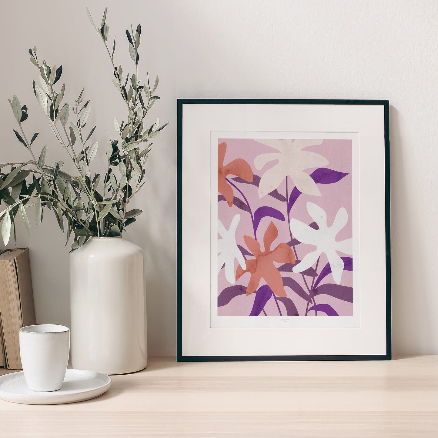 Affiche Portrait Tableau floral photo N° 1