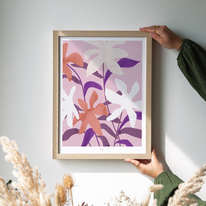 Affiche Portrait Tableau floral photo N° 2