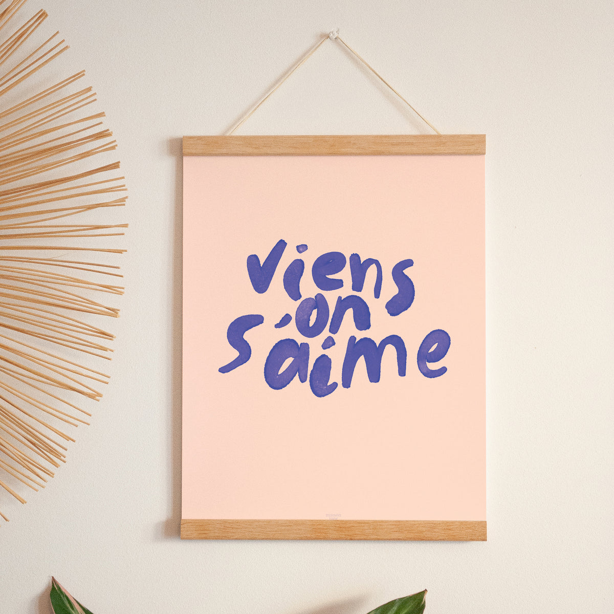 Affiche Portrait 30 x 40 cm Viens on s'aime ! photo N° 1