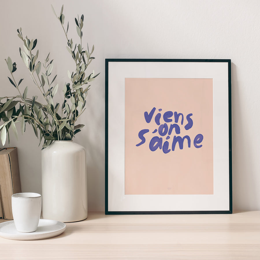 Affiche Portrait Viens on s'aime ! photo