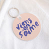 Porte-clés Rond Viens on s'aime ! photo N° 1