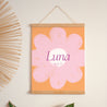 Affiche Naissance Portrait 30 x 40 cm A giant flower photo N° 1