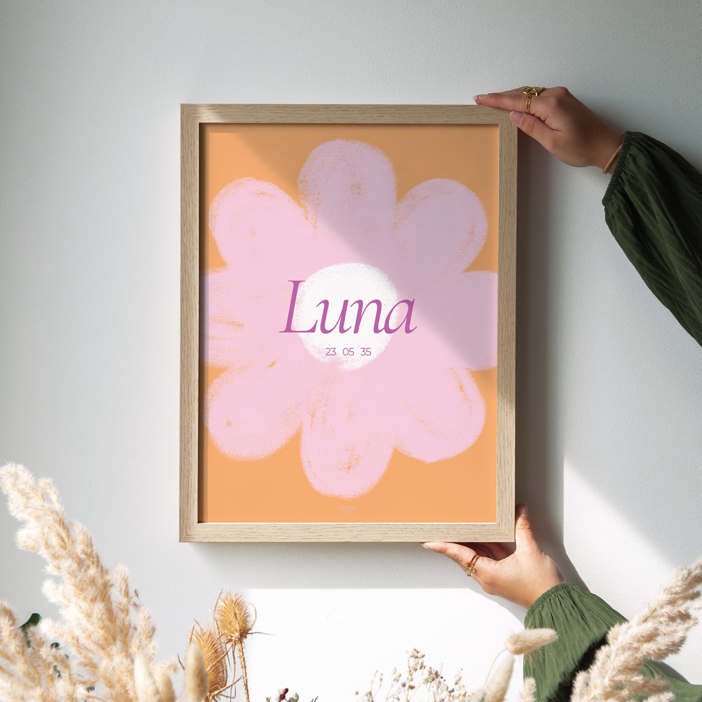 Affiche Naissance Portrait A giant flower photo N° 2