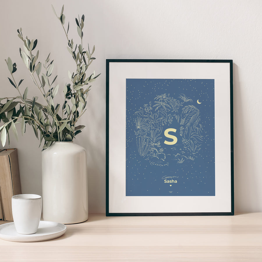 Affiche Naissance Portrait Dreamy Woods photo