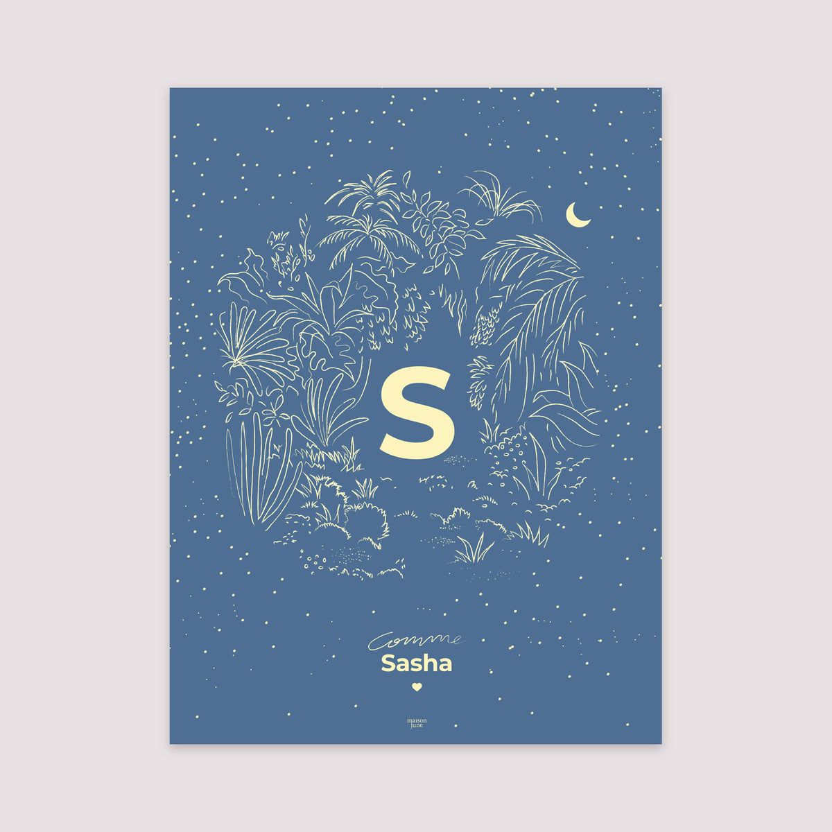 Affiche Naissance Portrait 30 x 40 cm Dreamy Woods photo N° 2