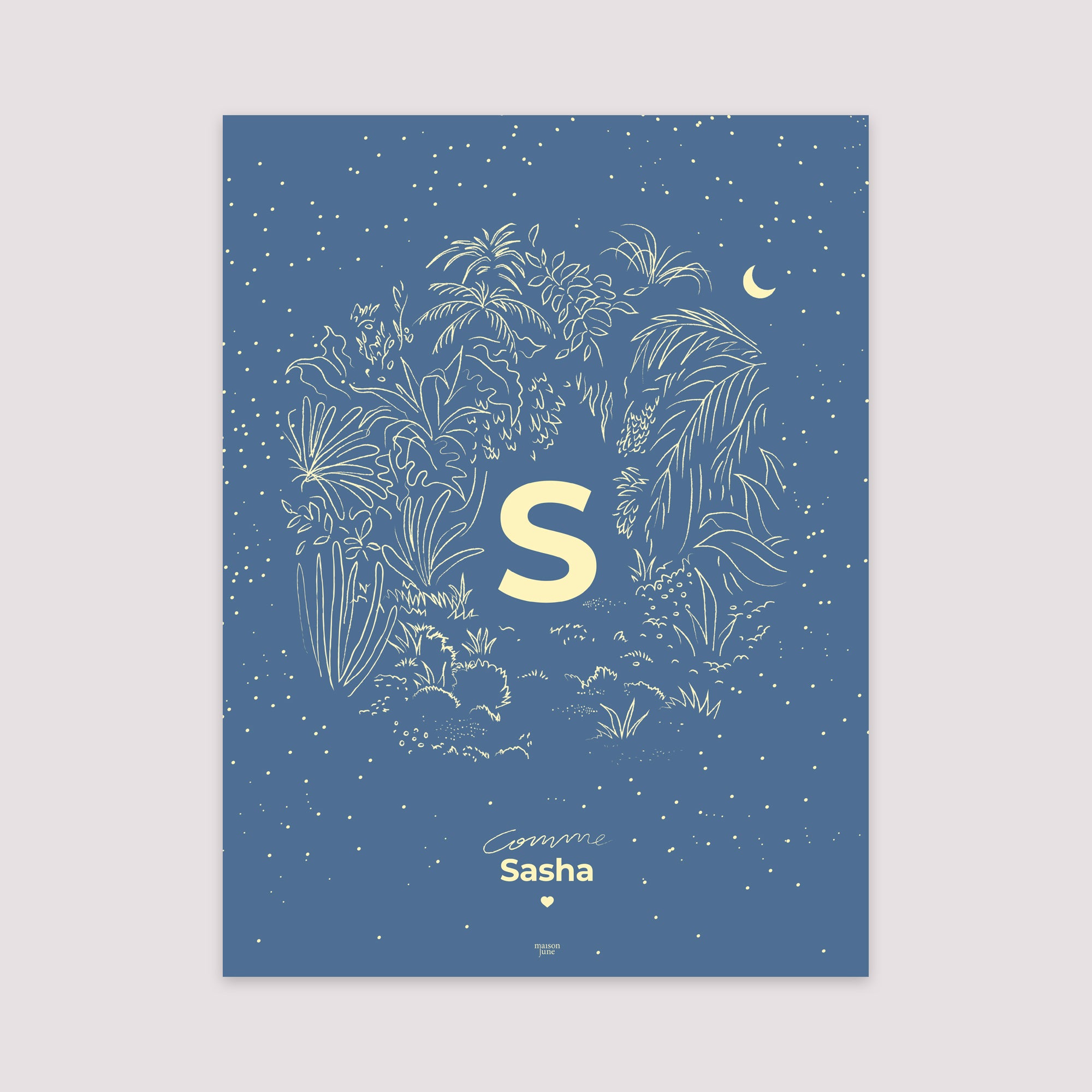 Affiche Naissance Portrait 30 x 40 cm Dreamy Woods photo N° 2
