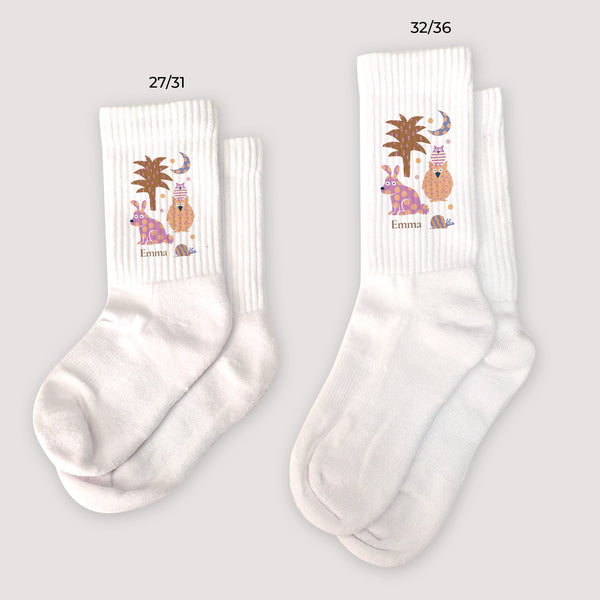 Chaussettes enfant Naissance Blanches L'extraordinaire aventure photo