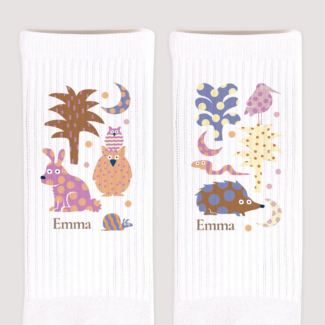 Chaussettes enfant Naissance Blanches L'extraordinaire aventure photo N° 3