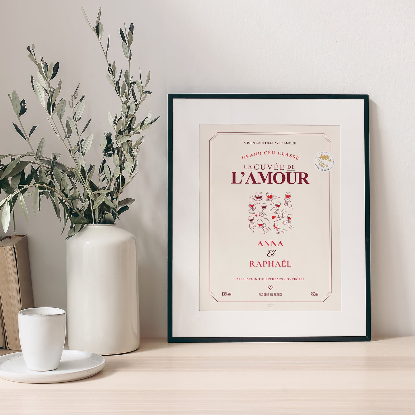 Affiche Portrait La cuvée de l'amour photo N° 1