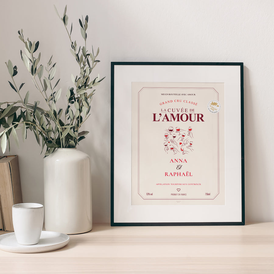 Affiche Portrait La cuvée de l'amour photo